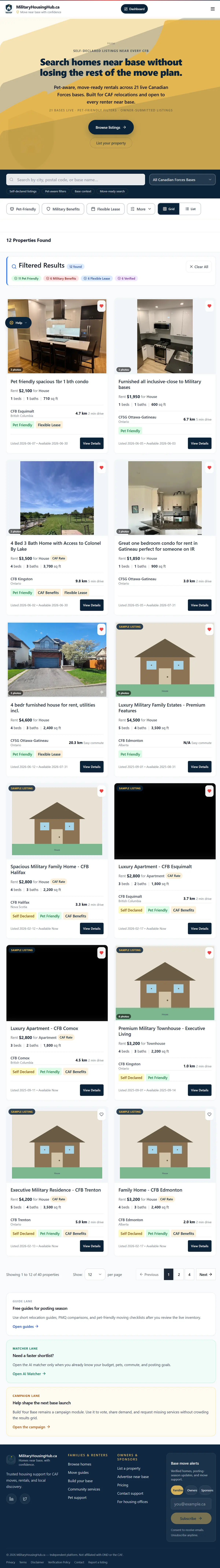 Properties near base directory